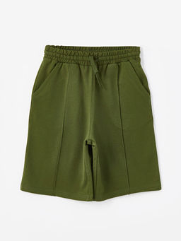 Bisiklet Yaka Bask?l? K?sa Kollu Erkek ?ocuk Ti??rt ve ?ort - Waikiki фото 3