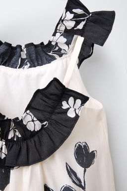 FLORAL PRINT DRESS - Zara фото 4
