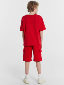 Шорты для мальчиков в красном цвете - Mark formelle фото 4