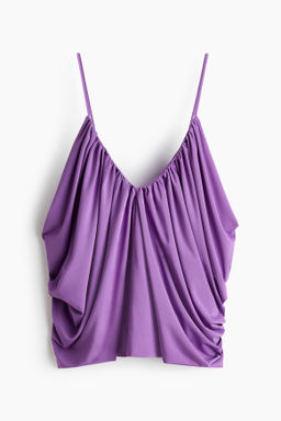 Top drapeado con tirantes espagueti - H&m фото 2