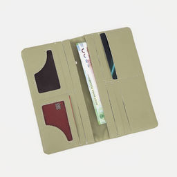 Кошелёк на магнитах, цвет зелёный - Simaland фото 4