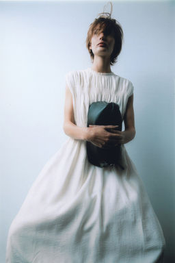 Vestido fruncido