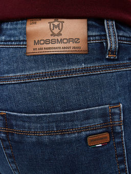 Утепленные мужские джинсы широкого кроя с начесом MOSSMORE