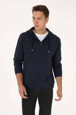 Erkek A__k Lacivert Sweatshirt