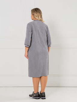 NOVITA Платье 1446 серый  фото 9