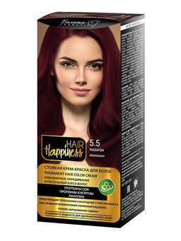 Белита-М Hair Happiness Крем-краска д/волос аммиачная №5.5 махагон