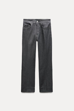 ZW COLLECTION BOOTCUT HIGH-WAIST CROPPED JEANS - Zara фото 38