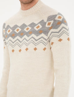 Ekru Slim Fit Kazak - Pierre cardin фото 7