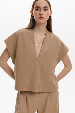 ЕВТ 3295/песчаный берег жилет жен