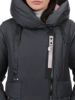 002 DK. GRAY Пальто зимнее женское (холлофайбер 200 гр.) - Fashion фото 4