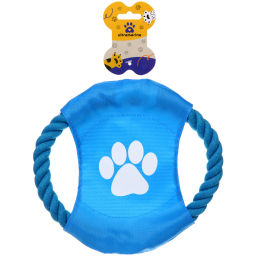 Цена за 2 шт. Игрушка текстиль "Фрисби", цвет голубой, 19см / 1,4см (лейбл)