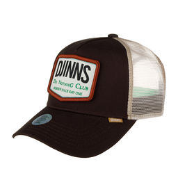 Бейсболка DJINNS арт. HFT Nothing Club 2 HeatDye (темно-коричневый)