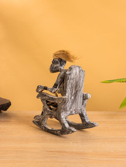 Сувенир «Аборигены старец», 7×14×16 см, дерево