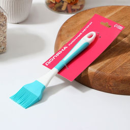 Кисть Доляна Профи, 22 см, цвет голубой фото 3