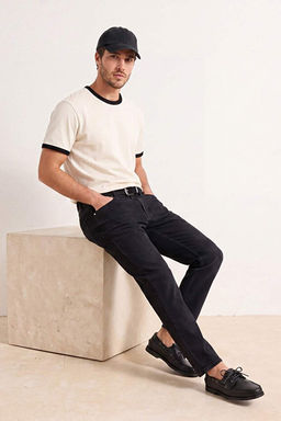 Siyah Normal Kal_p/Regular Fit Erkek Jeans TMNSS26JE00005 - Trendyolmilla фото 2