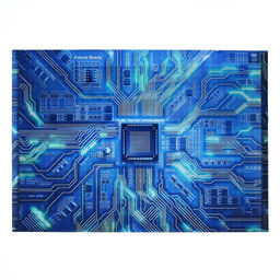 Папка-конверт Чип на кнопке А4, 350 мкр, синяя - Simaland фото 2