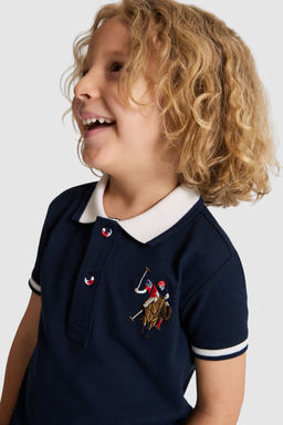 Erkek Гocuk Lacivert Polo Yaka Basic TiЕГrt - U.s. polo assn фото 2