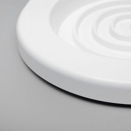 Туалет для приучения кошек к унитазу 39.2×38.7×3 см, белый