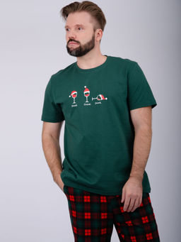 Пижама Дилан, трикотаж - Малина фото 6