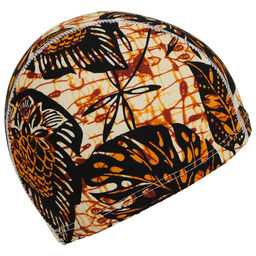 Шапочка для плавания взрослая ONLYTOP, тканевая, обхват 48 см, МИКС