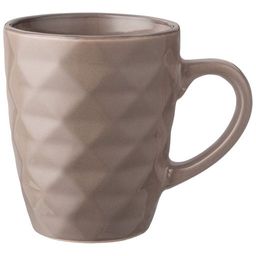 Цена за 6 шт. КРУЖКА 340 МЛ КОЛЛЕКЦИЯ МИРАЖ ЦВЕТ: ШОКОЛАД (МАЛ-6 ШТ./КОР=36 ШТ.)