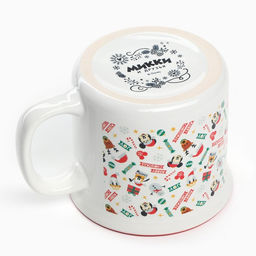 Кружка керамическая новогодняя Merry Christmas, Микки Маус и друзья, 250 мл