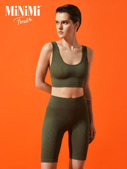 Mi 1141AS Fresh Майка Кроп Топ (кашкорсе), PA - militari - Minimi фото 3