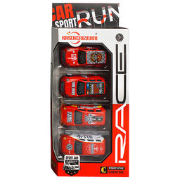 Набор машин "Большой заезд" в коробке