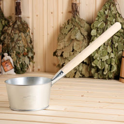 Ковш для бани, оцинкованная сталь