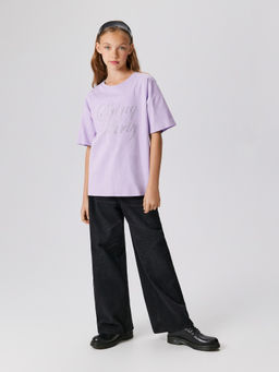 ACOOLA / Футболка детская для девочек Gulu лавандовый  фото 2