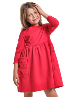 Платье для девочки нарядное детское праздничное UD 7530 красный - Mini maxi фото 5