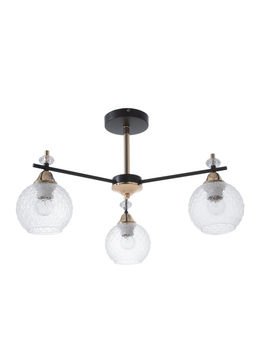 Люстра 12253/3, 3хE27, 60 Вт, кофе/золото