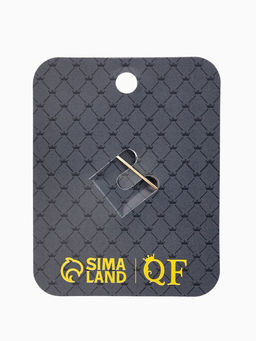 Брошь "Бабочка", глянцевая, цвет синий в золоте