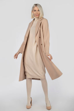 Пальто женское демисезонное (пояс) - El podio фото 5