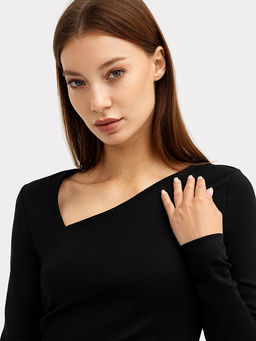 Чёрное платье женское макси - Mark formelle фото 6