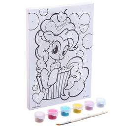 Картина по номерам для детей «Пинки Пай», 21×15 см, My Little Pony