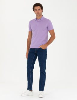 Lila Slim Fit Basic T -For - Cacharel фото 4