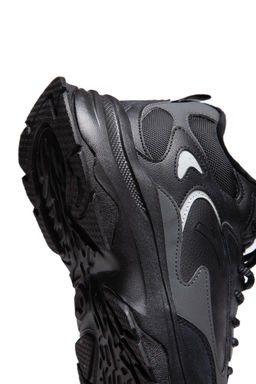 Кроссовки повседневные утепленные Черный/Серый/Серебристый