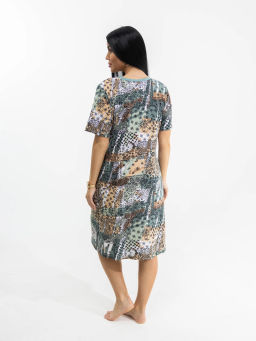 Халат женский, цвет зеленый