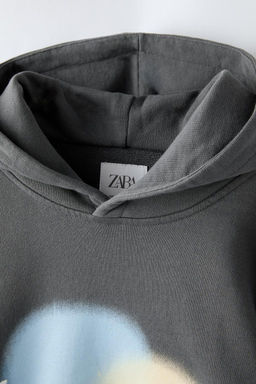 FADED-EFFECT HOODIE - Zara фото 5