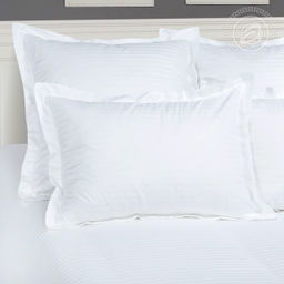 Белый Семейный/Пододеяльник: 2 шт. - 215*145; Простыня: 1 шт. - 220*240; Наволочка: 2 шт. - 70*70; Наволочка: 2 шт. - 50*70; Страйп - сатин - Артпостель фото 3