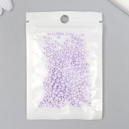 Бисер стекло 8/0 «Цветная серединка. Пурпур», 10 г