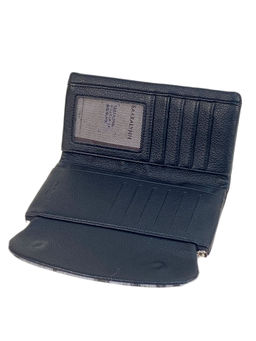 Женское портмоне из искусственной кожи, цвет черный - Greta фото 2