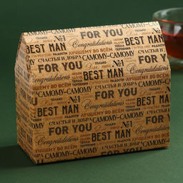 Подарочный набор С днём защитника отечества чай + печенье + конфеты