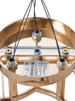 Люстра 13210/3, 3хE27, 40Вт, белый/золото