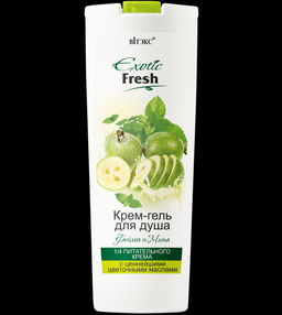 EXOTIC FRESH Крем-гель для душа ФЕЙХОА и МЯТА 500мл