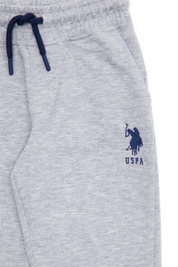 Серые меланжевые спортивные штаны для мальчика - U.s. polo assn фото 10