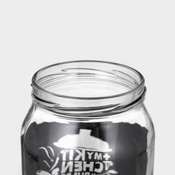 Банка для сыпучих «Кухня», 1 л, стекло