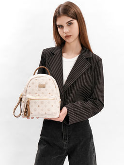 LACCOMA рюкзак AC7302-фигурки кремовый эко кожа