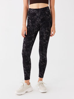 Beli Lastikli Desenli Kad?n Tayt